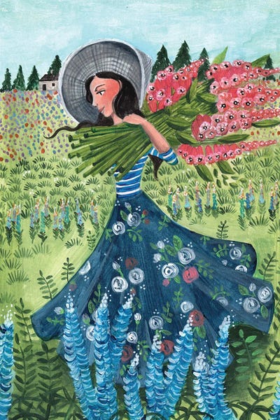 Caroline Bonne Muller: Walking With Fieldflowers by Caroline Bonne Muller