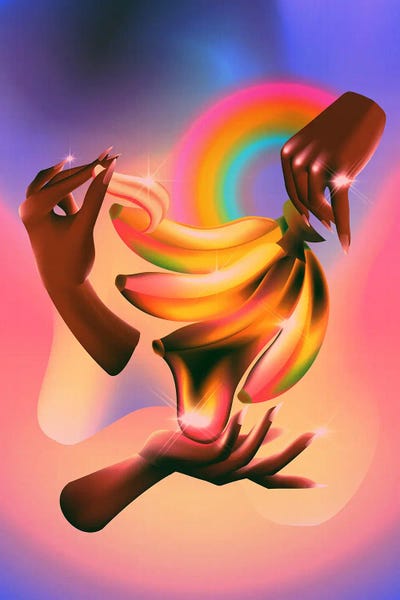 Hands: Melting Bananas by Paulina Almira
