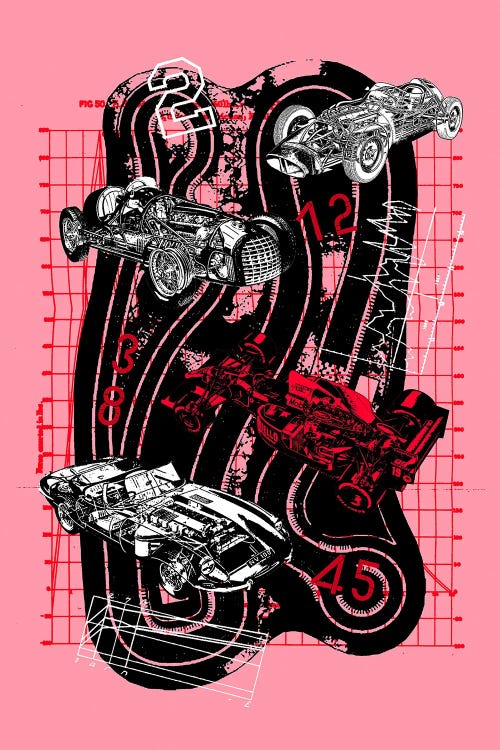 F1 Championships I by Pawel Pacholec wall art