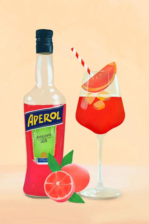 Aperol Spritz IV by Petra Lizde wall art