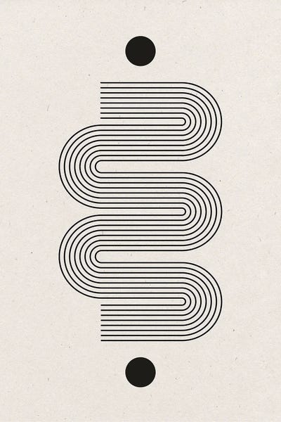 Geometric Patterns: Modern Balance I by THE MIUUS STUDIO