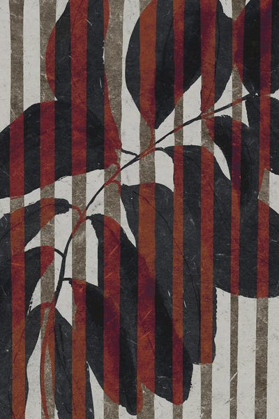 Plant And Stripes by Treechild framed wall art