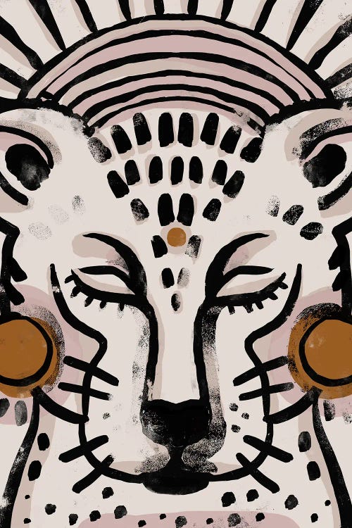 Tiger (Light Version) by Treechild wall art