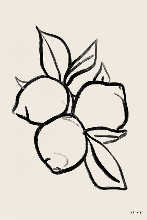 Lemons by Tara Royle wall art