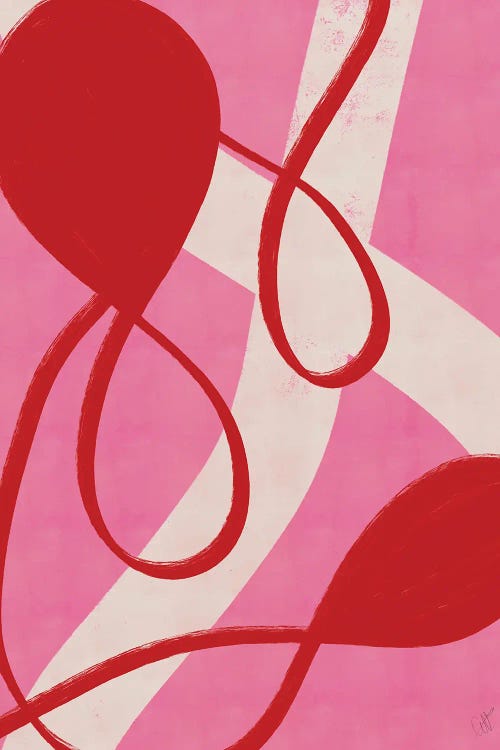 Red And Pink Abstract