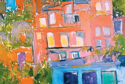 Village II by Dorothy Fagan canvas print