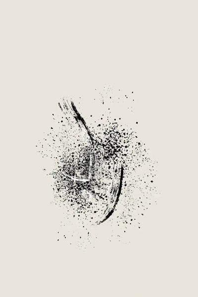 Japanese Minimalism: Brush Splatters II by Imaginative