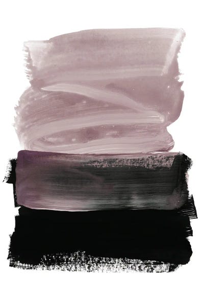 Mauve A Black by Iris Lehnhardt canvas print