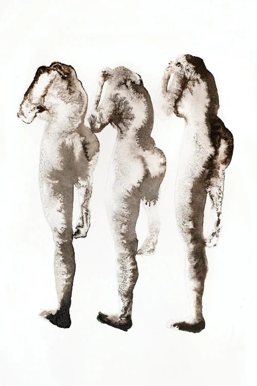 Figure Study 3X (Nach Muybridge)