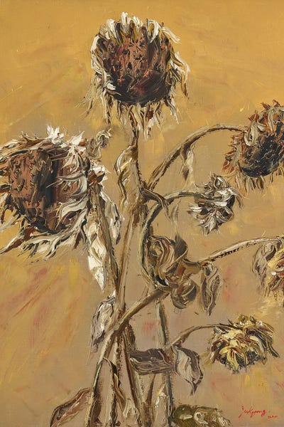 Van Gogh's Sunflowers Collection: Sunflower by Jukyong Park