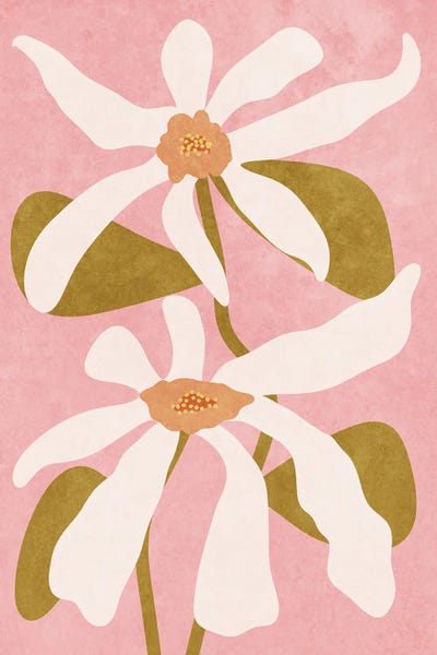 Dopamine Decor: Abstract Flowers I by Raissa Oltmanns