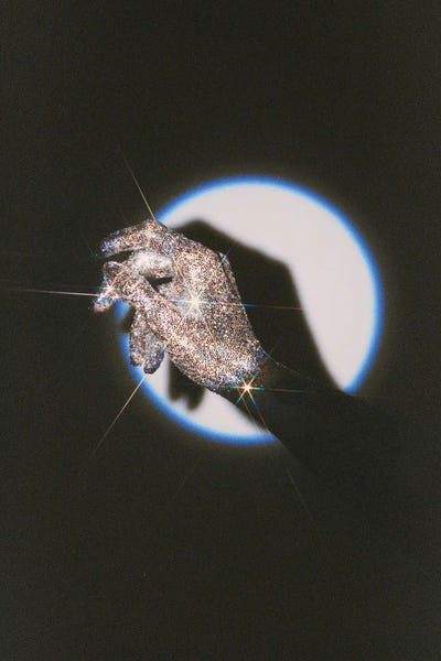 Disco Balls: Glitter Hand by Samantha Hearn