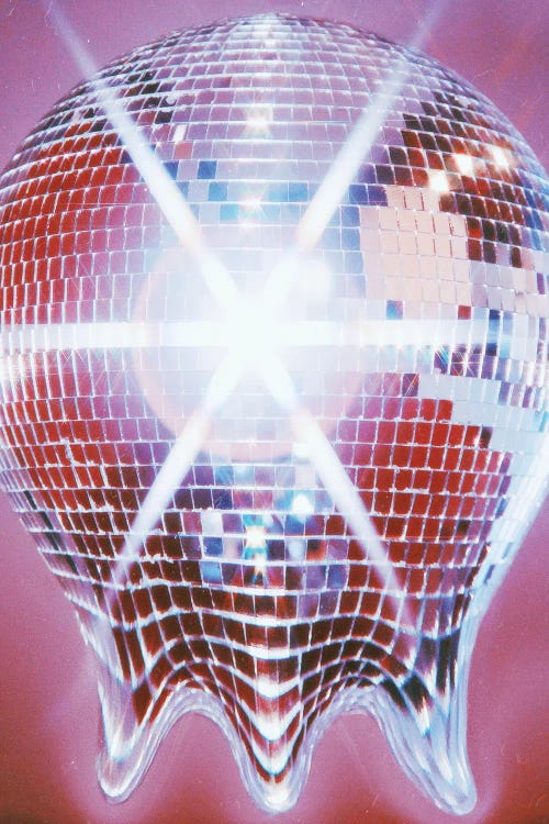 Melting Disco Ball by Samantha Hearn wall art