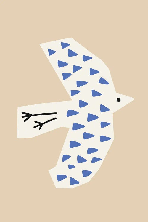 Bird Latte by Silvia Visscher wall art