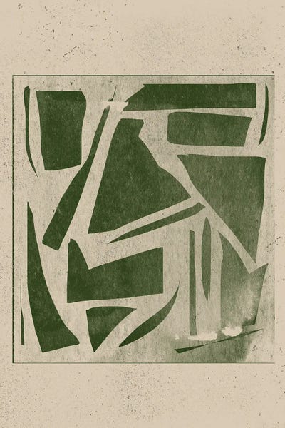 Green Paper Cut I by THE MIUUS STUDIO art print