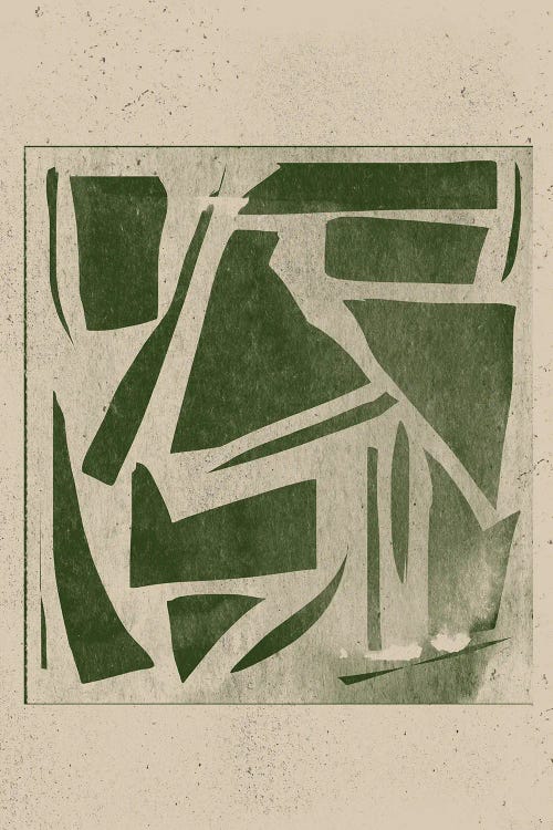 Green Paper Cut I