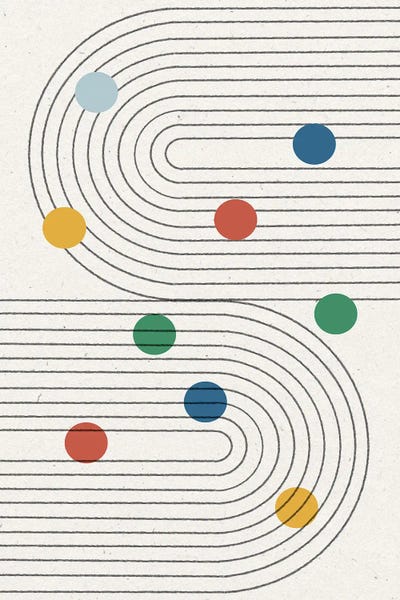 Moder Simple Retro Dots Balance