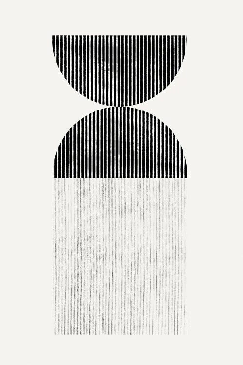 Retro Geometric Line Art by THE MIUUS STUDIO wall art