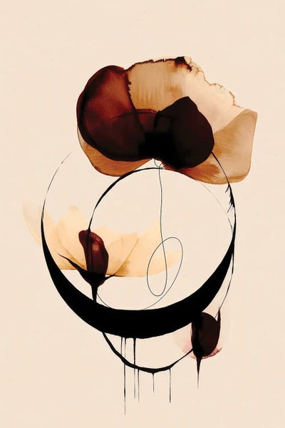 Minimalist Flowers: Halo Flowers IV by Treechild