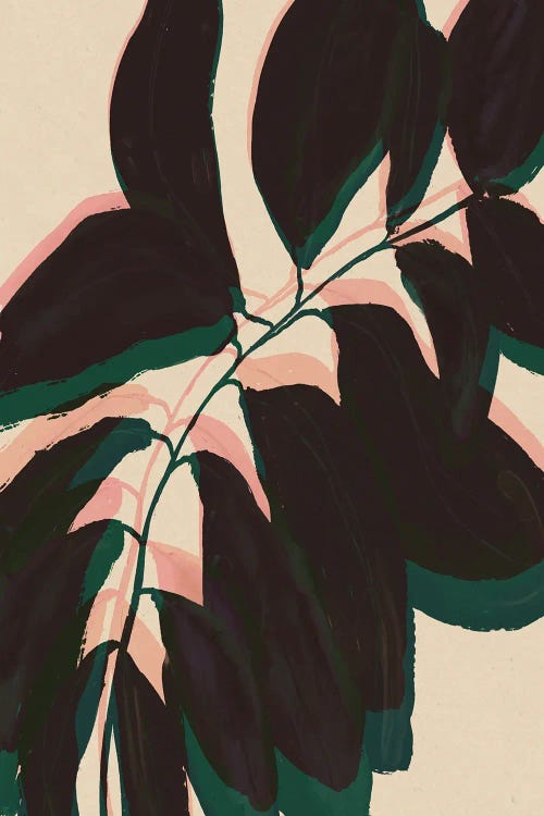Leafs On Twig II by Treechild wall art
