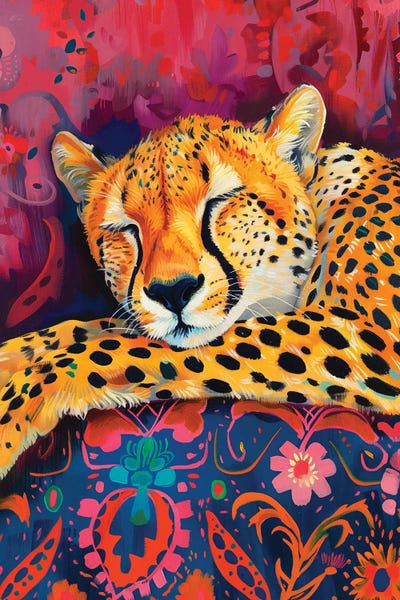 Treechild: Resting Cheetah by Treechild