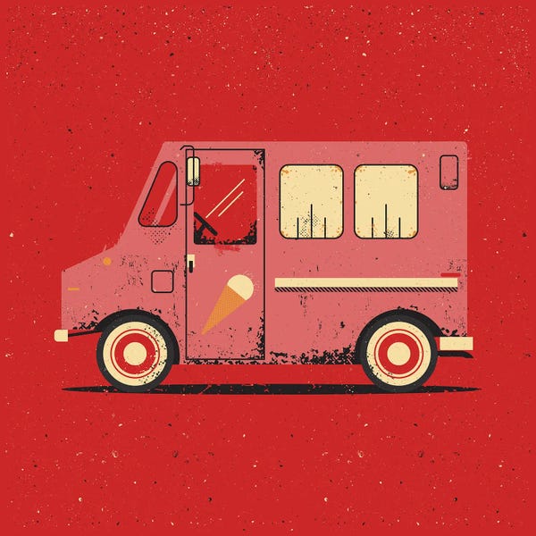 Ice Cream & Popsicles: Ice Cream Truck by Vision Grasp Art