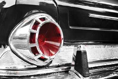 US Classic Car 1963 New Yorker Rear Abstract by Beate Gube acrylic art print