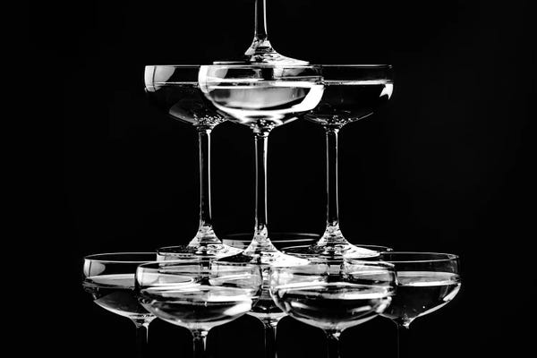 Champagne: Champagne Tower 10 by Pictufy Studio III