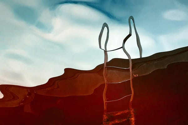 Swimming Pools: The Ladder by Anita Underwood Photography