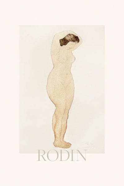 Nude Standing With Hands On Head