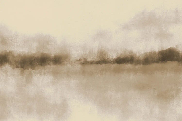 Abstract Landscape In Neutral Browns by Dina Dankers wall art