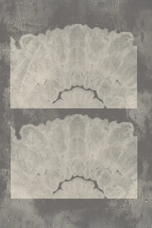 Batik In Taupe And White. Neutral Abstract Pattern.