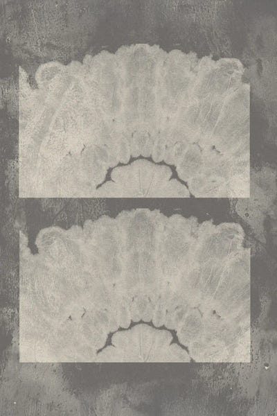 Batik In Taupe And White. Neutral Abstract Pattern.