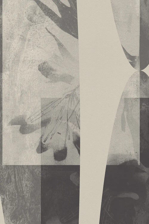 Neutral Organic Shapes In Taupe And White