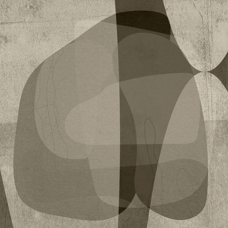 Organic Shapes In Neutral Taupe