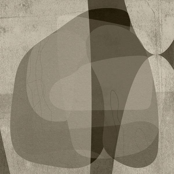 Organic Shapes In Neutral Taupe