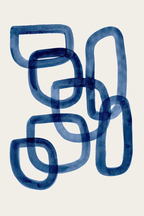 Navy Rings by Ejaaz Haniff wall art