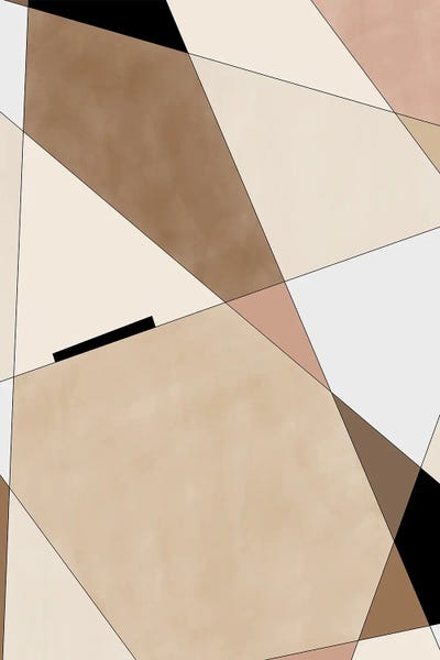 Geometric Beige Art I