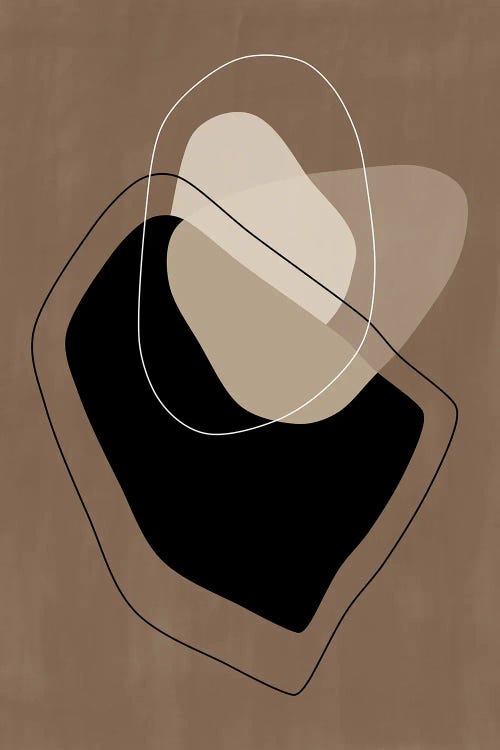 Neutral Composition Artwork by Elena Ristova wall art