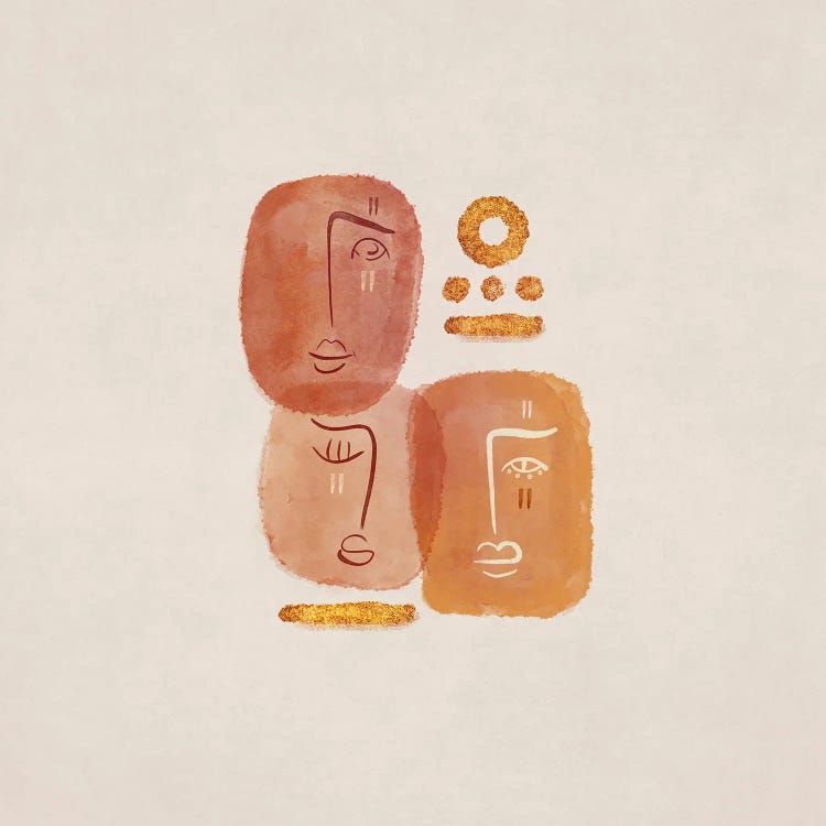 3Heads II by Emel Tunaboylu wall art