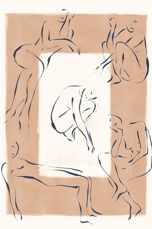 Strike A Pose by Ivy Green Illustrations wall art