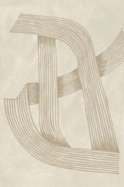 Japandi: Abstract Sophisticated Line II by Lucrecia Caporale