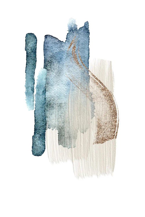 Atlantic Blue Abstract II by Sally Ann Moss wall art