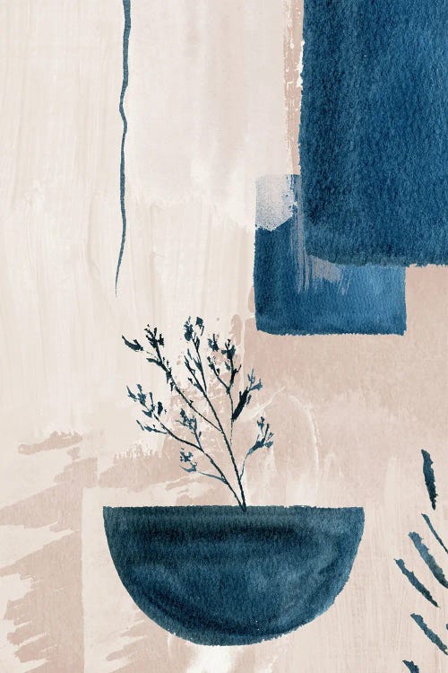 Calm Blues III by Sally Ann Moss wall art
