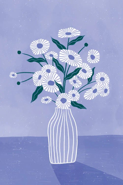 Flowers In Blue