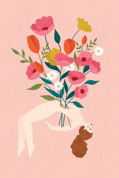 I'm A Flower by Bea Muller multi panel art