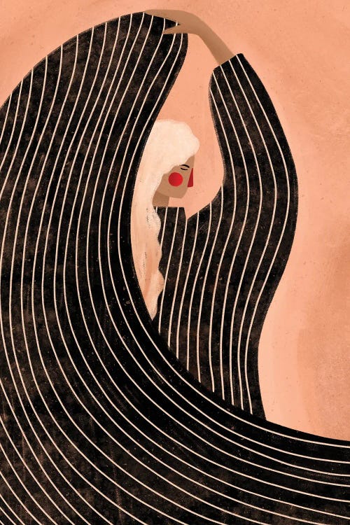 The Woman With The Black Dress