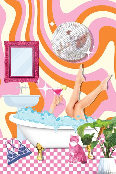 Disco Balls: Groovy Bathtub Bliss by Athene Fritsch