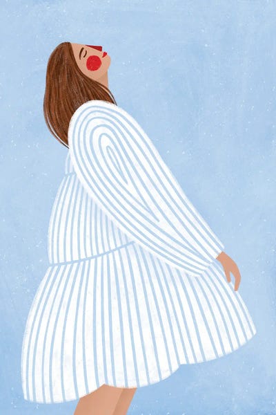 Stripes: The Woman With The Blue Stripes by Bea Muller