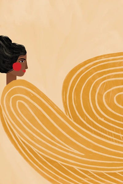 The Woman With The Yellow Stripes